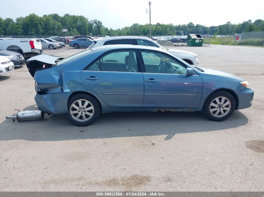 2003 Toyota Camry Xle VIN: 4T1BE30K83U722922 Lot: 39932565