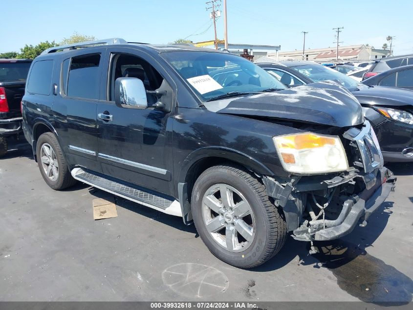 2011 Nissan Armada Platinum VIN: 5N1AA0NE7BN610663 Lot: 39932618
