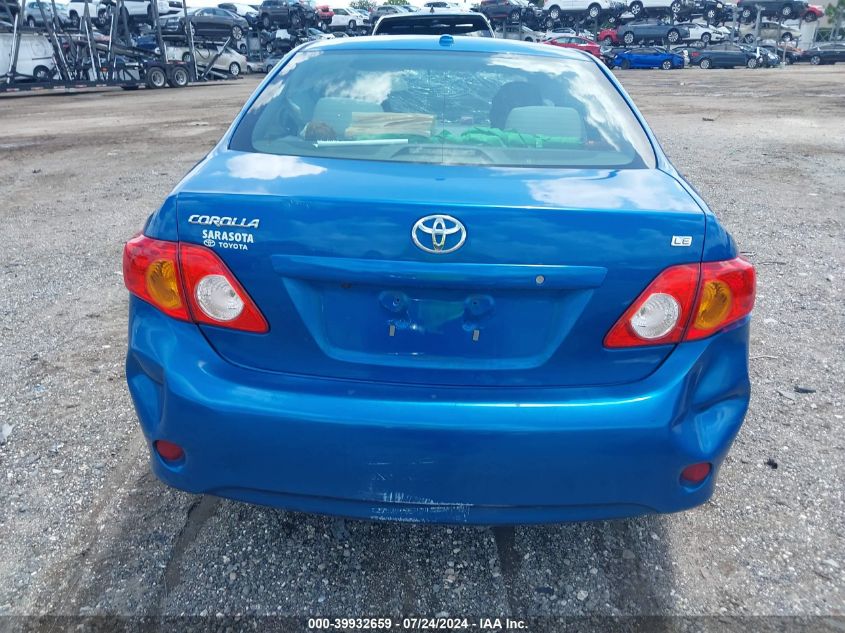 2010 Toyota Corolla Le VIN: 1NXBU4EE1AZ188736 Lot: 39932659