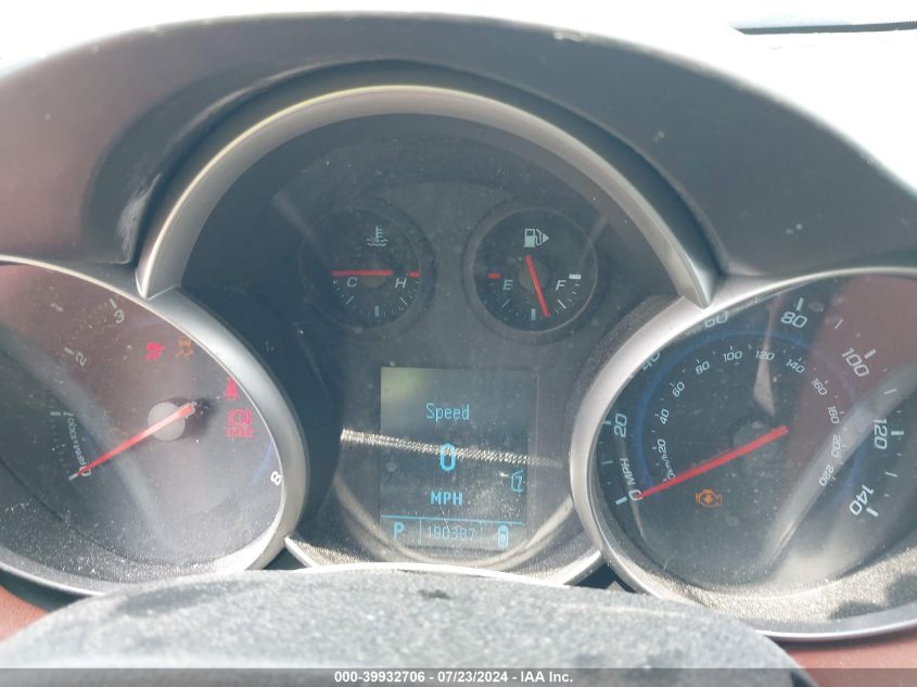 2011 Chevrolet Cruze Lt VIN: 1G1PG5S99B7258278 Lot: 39932706