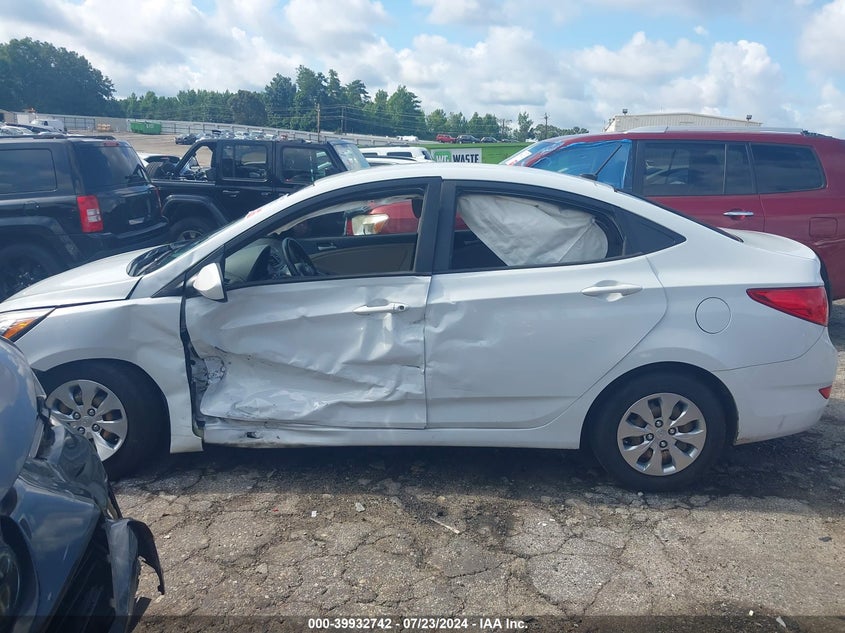 2017 Hyundai Accent Se VIN: KMHCT4AE1HU362487 Lot: 39932742