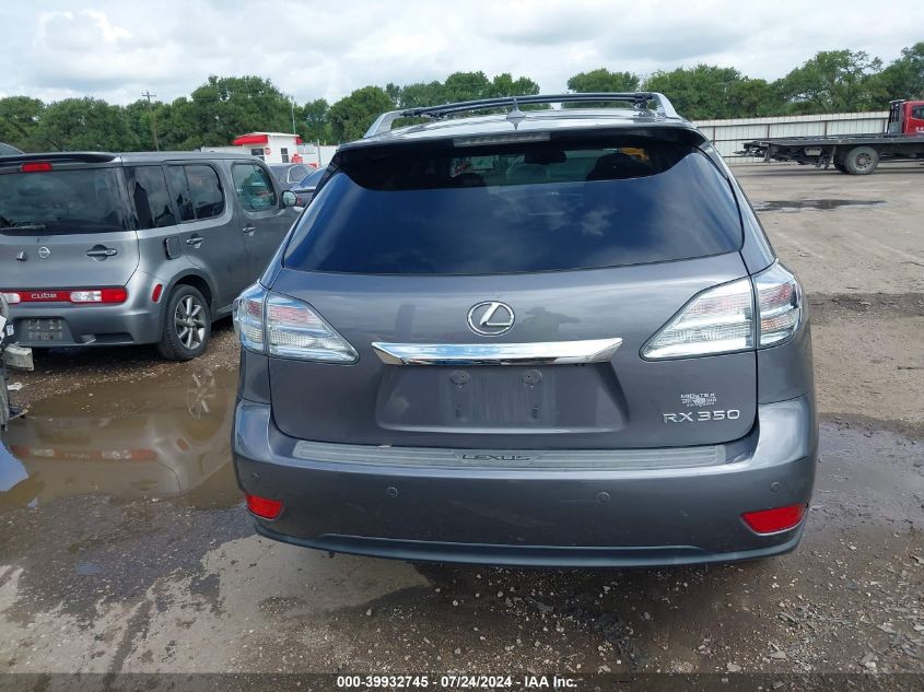 2012 Lexus Rx 350 VIN: 2T2ZK1BA9CC073869 Lot: 39932745