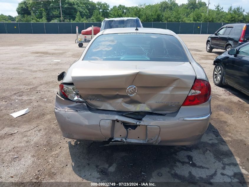 2006 Buick Lacrosse Cxl VIN: 2G4WD582561209731 Lot: 39932749