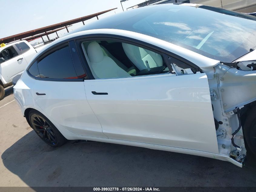 2021 Tesla Model 3 Standard Range Plus Rear-Wheel Drive VIN: 5YJ3E1EA6MF072768 Lot: 39932778