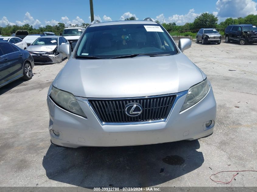 2012 Lexus Rx 350 VIN: 2T2ZK1BA5CC078731 Lot: 39932780