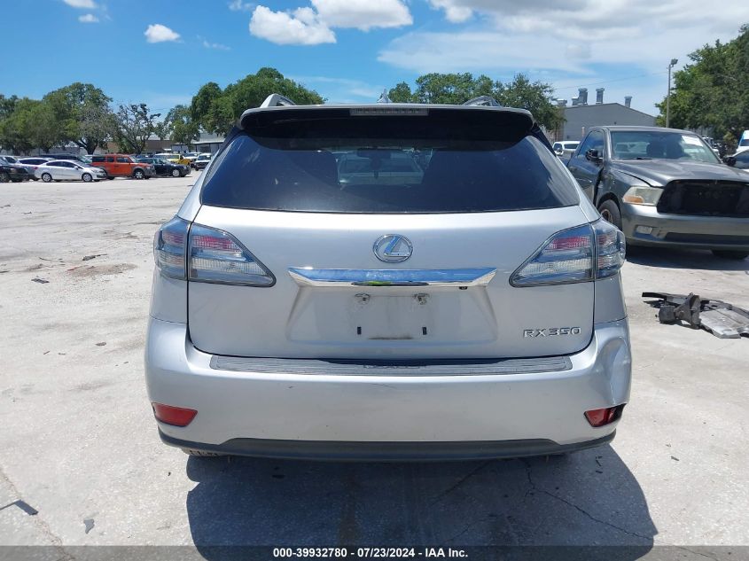 2012 Lexus Rx 350 VIN: 2T2ZK1BA5CC078731 Lot: 39932780