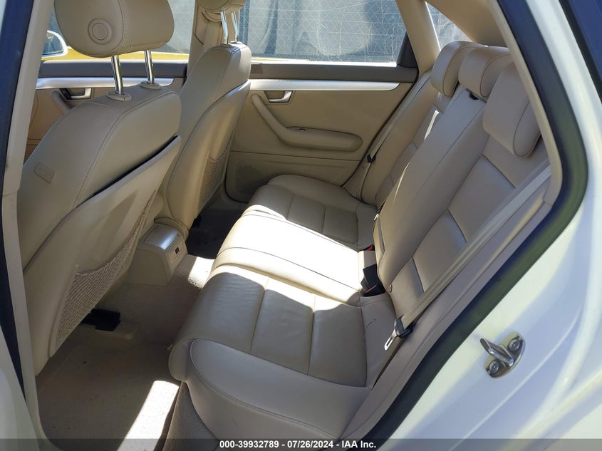 2007 Audi A4 2/Turbo VIN: WAUAF78E17A091096 Lot: 39932789