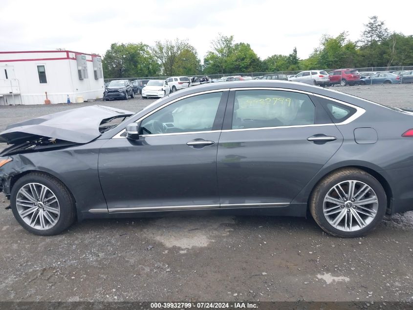 2019 Genesis G80 Sport/Ultimate VIN: KMTFN4JE3KU313327 Lot: 39932799