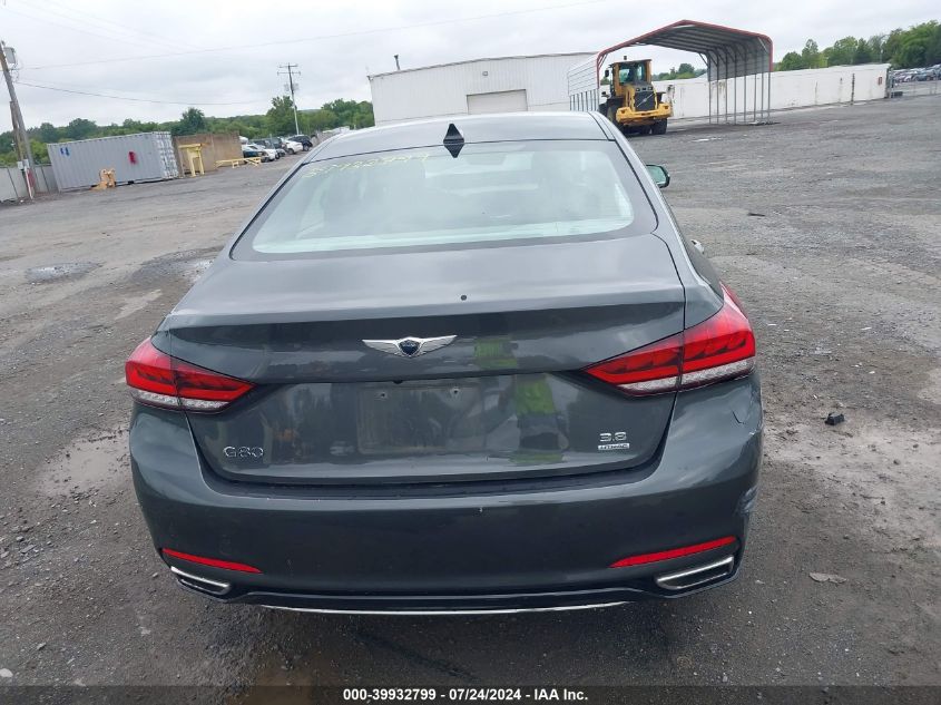 2019 Genesis G80 Sport/Ultimate VIN: KMTFN4JE3KU313327 Lot: 39932799