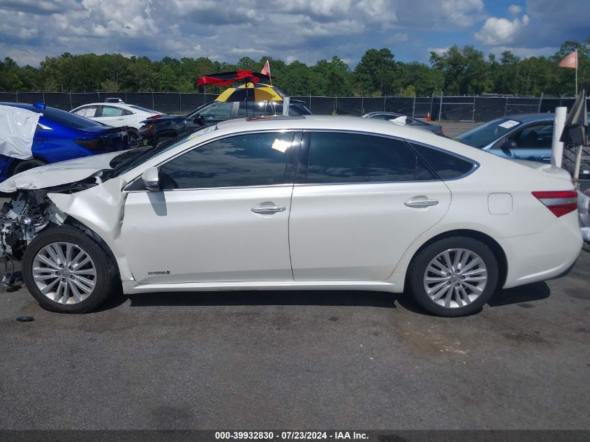 2013 Toyota Avalon Hybrid Limited VIN: 4T1BD1EB8DU012761 Lot: 39932830