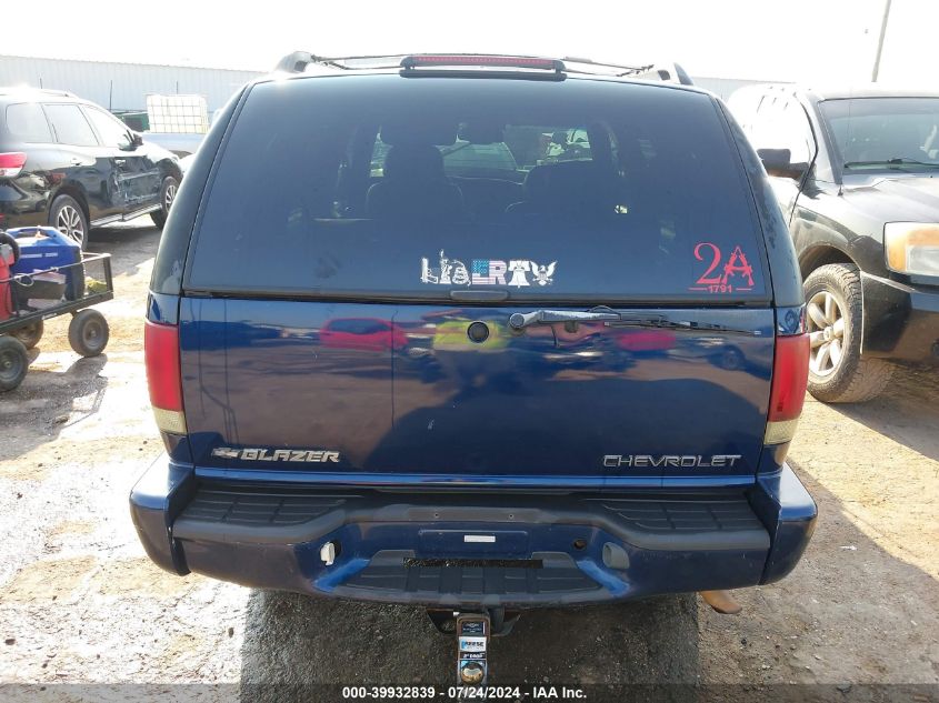 2001 Chevrolet Blazer VIN: 1GNDT13W91K234164 Lot: 39932839