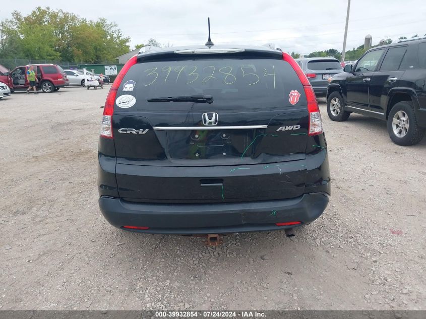 2013 Honda Cr-V Ex-L VIN: 2HKRM4H7XDH604913 Lot: 40304026