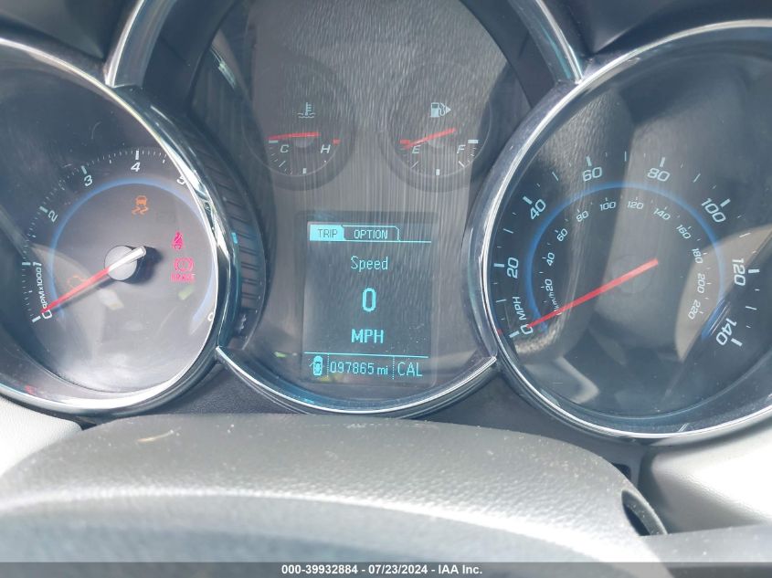 2014 Chevrolet Cruze 1Lt Manual VIN: 1G1PD5SB4E7260388 Lot: 39932884