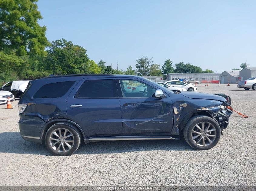 2019 Dodge Durango Citadel Anodized Platinum Awd VIN: 1C4RDJEG6KC739060 Lot: 39932910