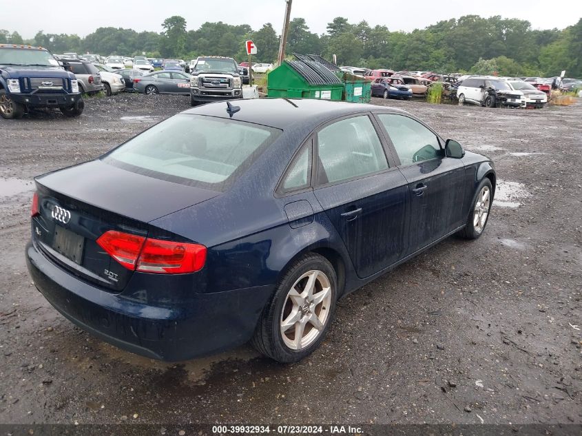 WAULF78K09A126311 | 2009 AUDI A4