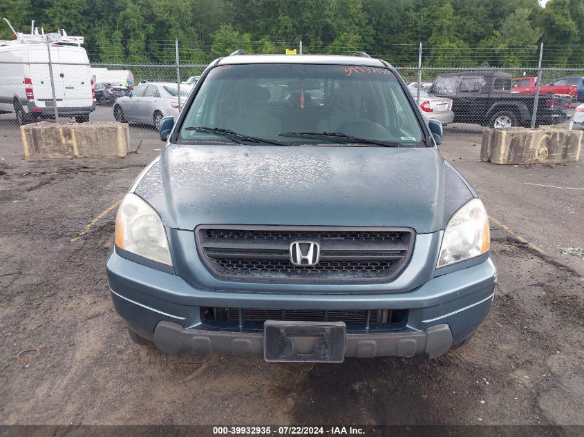 2005 Honda Pilot Ex VIN: 2HKYF18475H506661 Lot: 39932935