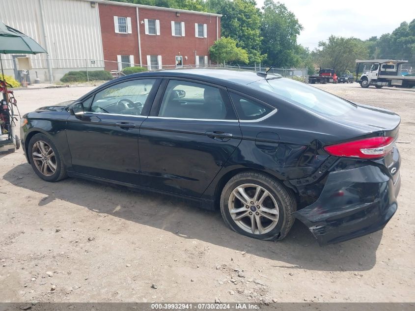 2018 Ford Fusion Se VIN: 3FA6P0HD8JR227912 Lot: 39932941