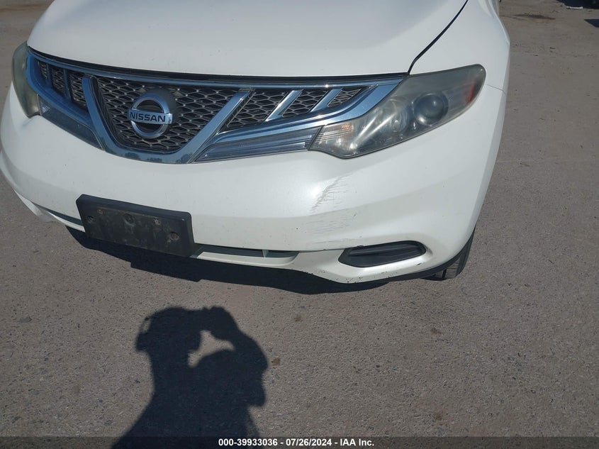 2012 Nissan Murano S VIN: JN8AZ1MW0CW202633 Lot: 39933036