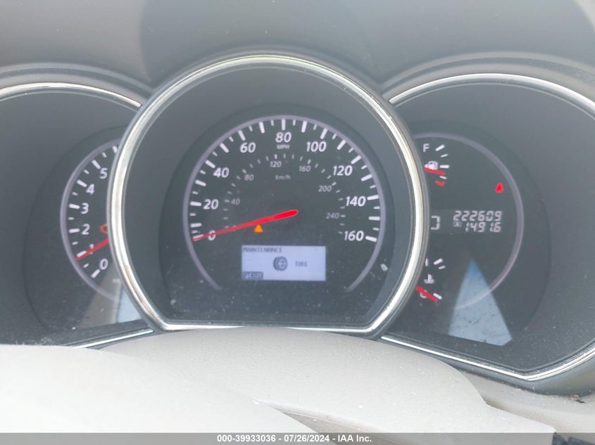 2012 Nissan Murano S VIN: JN8AZ1MW0CW202633 Lot: 39933036