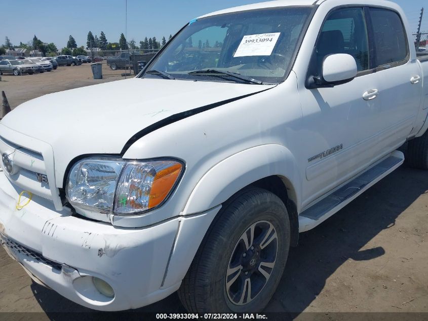 2005 Toyota Tundra Limited V8 VIN: 5TBET38185S492382 Lot: 39933094