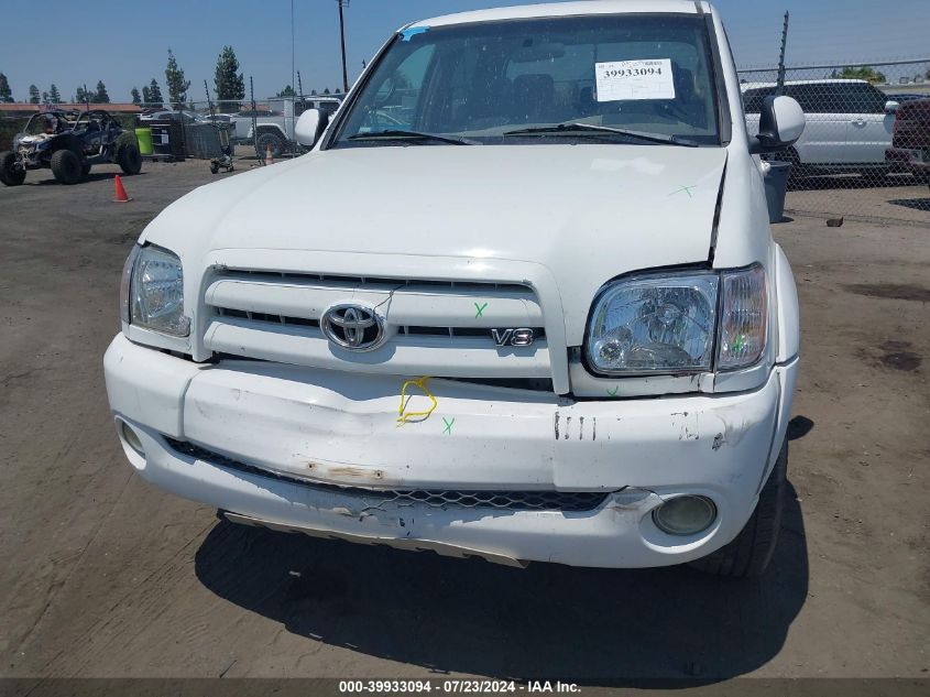 2005 Toyota Tundra Limited V8 VIN: 5TBET38185S492382 Lot: 39933094