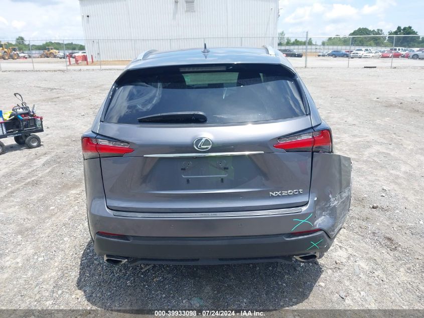 2016 Lexus Nx 200T VIN: JTJBARBZ5G2083524 Lot: 39933098