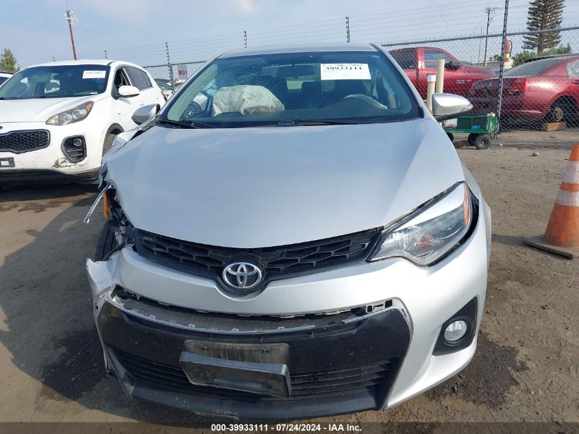 2015 Toyota Corolla S Plus VIN: 2T1BURHE0FC360062 Lot: 39933111