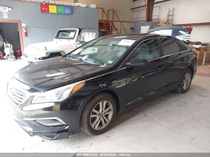 2016 Hyundai Sonata Se VIN: 5NPE24AF3GH347233 Lot: 39933123