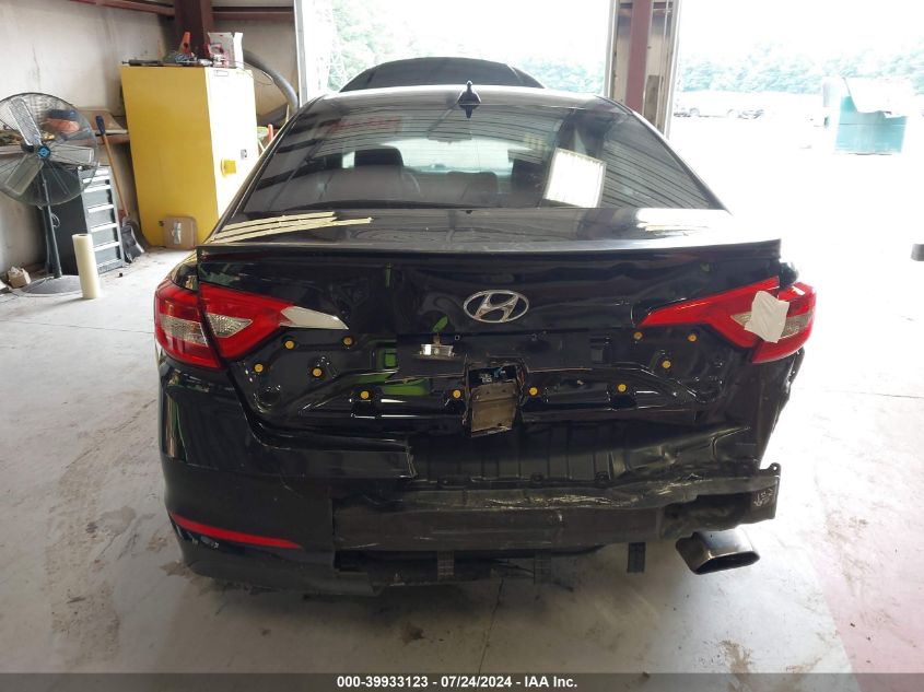 2016 Hyundai Sonata Se VIN: 5NPE24AF3GH347233 Lot: 39933123