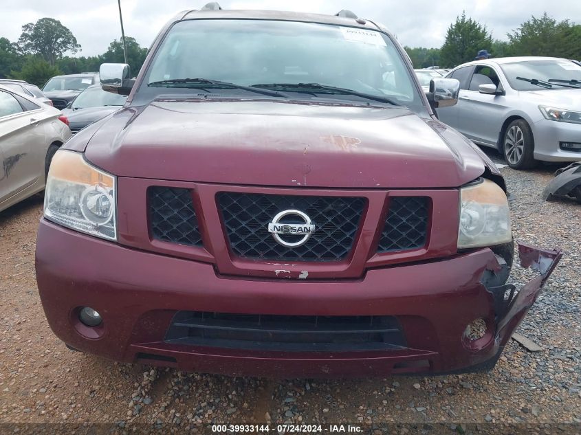 2011 Nissan Armada Sv VIN: 5N1AA0NCXBN611515 Lot: 39933144