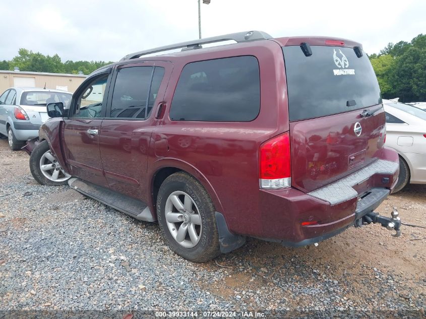 2011 Nissan Armada Sv VIN: 5N1AA0NCXBN611515 Lot: 39933144