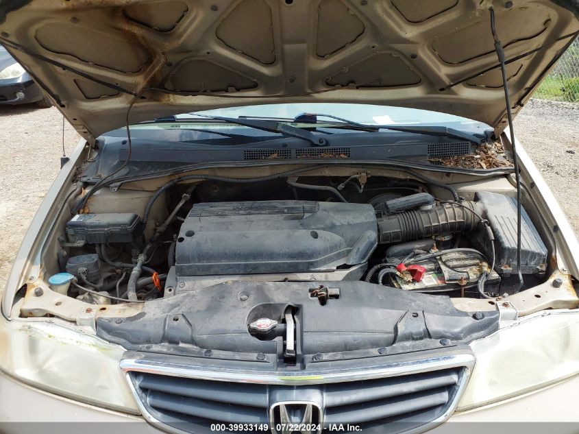 2002 Honda Odyssey Ex-L VIN: 5FNRL180X2B028496 Lot: 39933149