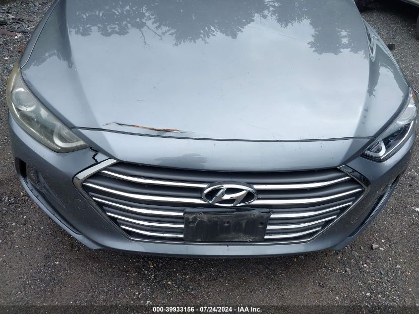 2017 HYUNDAI ELANTRA LIMITED - KMHD84LF5HU313448