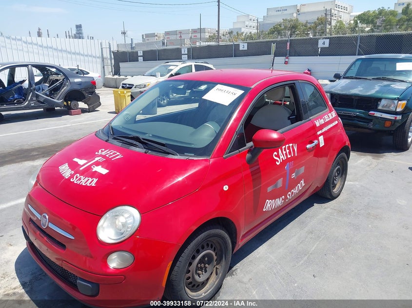 2015 Fiat 500 Pop VIN: 3C3CFFAR0FT502132 Lot: 39933158