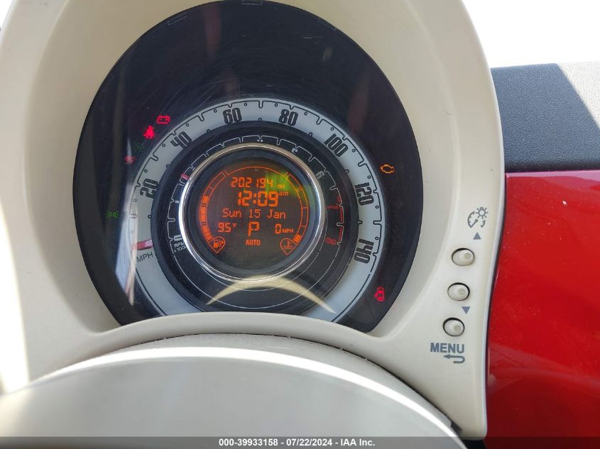 2015 Fiat 500 Pop VIN: 3C3CFFAR0FT502132 Lot: 39933158