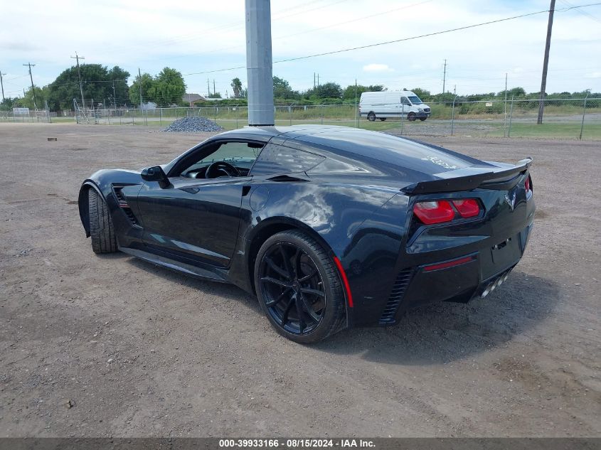 VIN 1G1YW2D7XH5100439 2017 Chevrolet Corvette, Gran... no.3