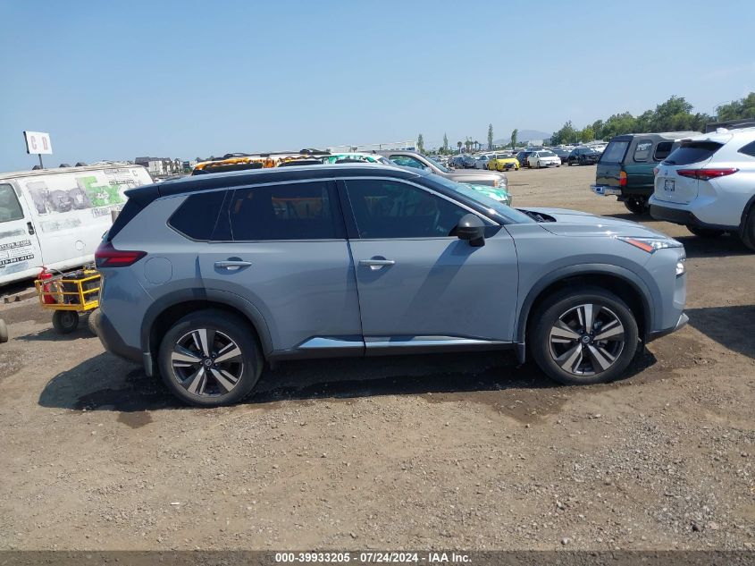 2021 Nissan Rogue Sl Intelligent Awd VIN: JN8AT3CB7MW222102 Lot: 39933205