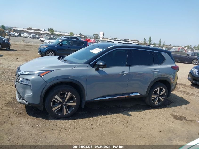 2021 Nissan Rogue Sl Intelligent Awd VIN: JN8AT3CB7MW222102 Lot: 39933205