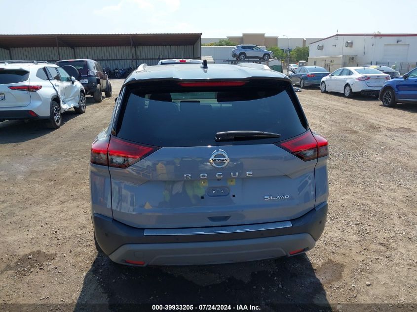 2021 Nissan Rogue Sl Intelligent Awd VIN: JN8AT3CB7MW222102 Lot: 39933205