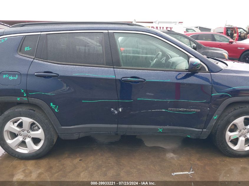 2021 Jeep Compass Latitude VIN: 3C4NJCBB5MT592202 Lot: 39933221