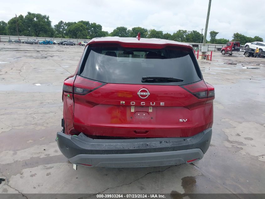 2023 Nissan Rogue Sv VIN: 5N1BT3BA0PC937412 Lot: 39933264