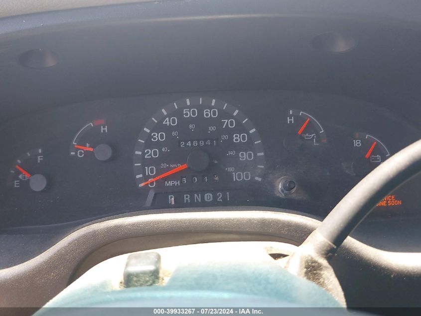 1998 Ford E-250 Commercial/Recreational VIN: 1FTNS24L6WHA84724 Lot: 39933267