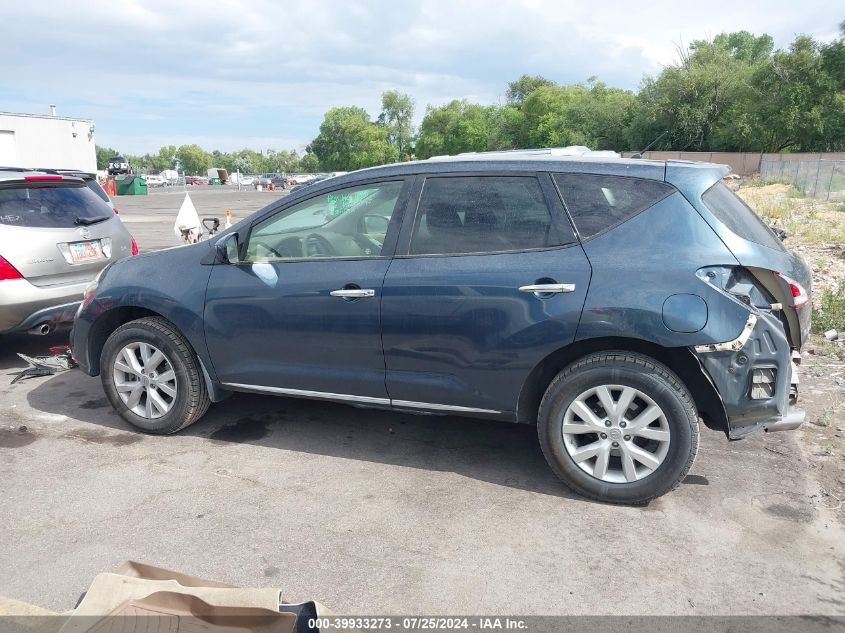 JN8AZ1MW2EW514777 2014 Nissan Murano Le/S/Sl/Sv