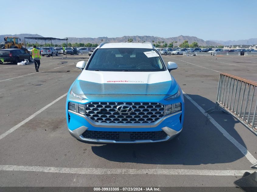 2021 Hyundai Santa Fe Sel VIN: 5NMS24AJXMH360948 Lot: 39933305