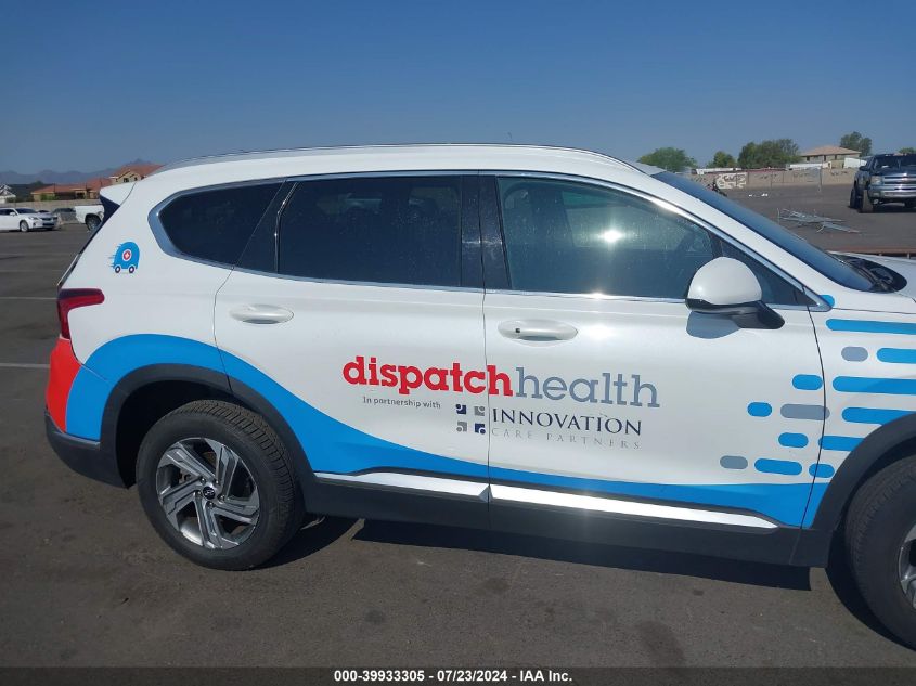 2021 Hyundai Santa Fe Sel VIN: 5NMS24AJXMH360948 Lot: 39933305