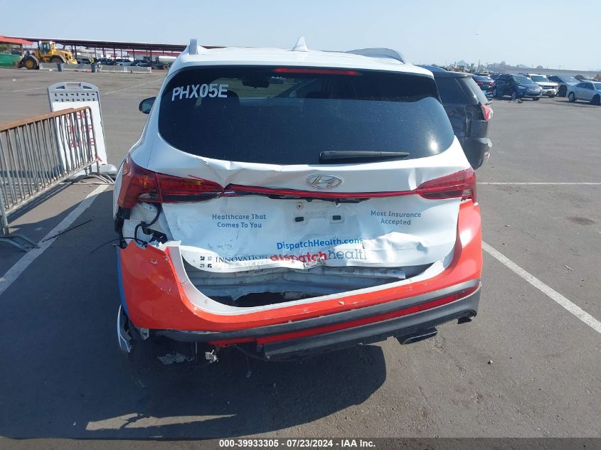 2021 Hyundai Santa Fe Sel VIN: 5NMS24AJXMH360948 Lot: 39933305