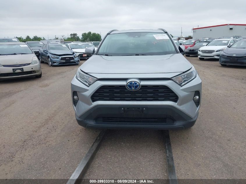 2020 Toyota Rav4 Hybrid Xle VIN: 2T3R6RFV3LW001060 Lot: 39933310