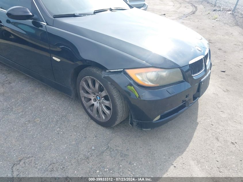 2006 BMW 330 I VIN: WBAVB33546KR74907 Lot: 39933312