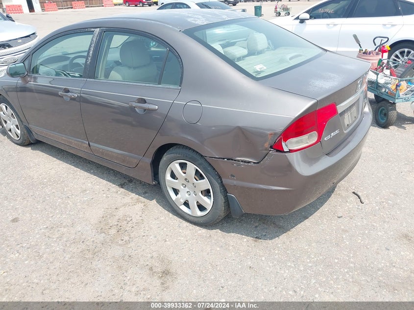 2010 Honda Civic Lx VIN: 2HGFA1F51AH580325 Lot: 39933362