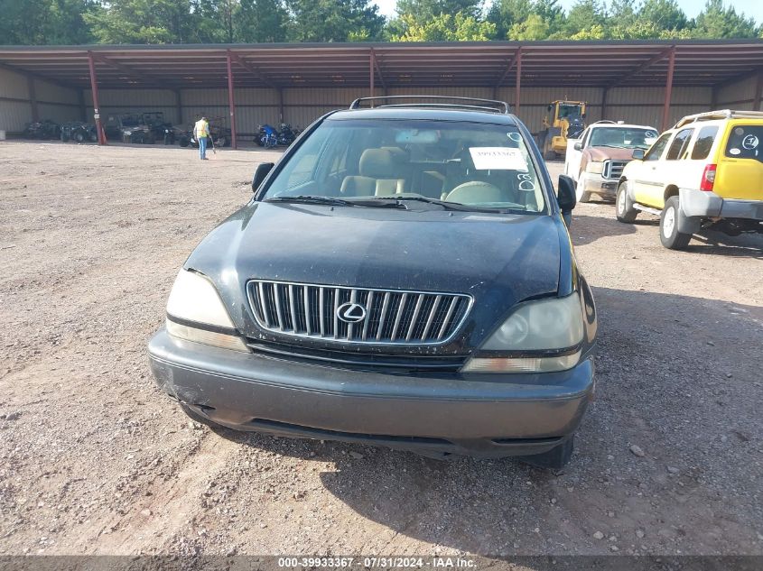 1999 Lexus Rx 300 VIN: JT6GF10U6X0026352 Lot: 39933367